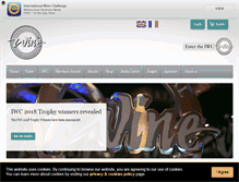 Tablet Screenshot of internationalwinechallenge.com